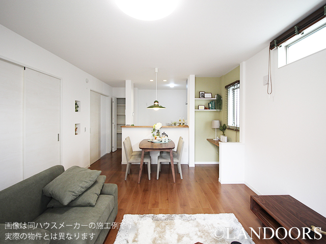 建売住宅の施工例｜ナチュラル色のリビング（名古屋市）｜ケイアイプランニング