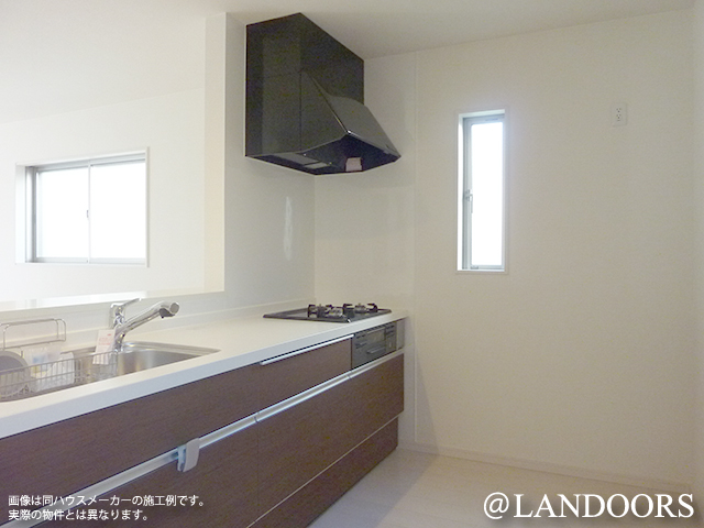 建売住宅の施工例｜モダンキッチン（名古屋市）｜アイディホーム（リナージュ）