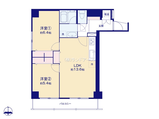 エスポア記念橋_間取区画図画像_0789632 - 株式会社ランドアーズ|名古屋の中古マンション・一戸建て・賃貸管理・不動産売却
