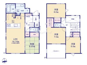 春日井市中野町2丁目10-8_2号棟_間取区画図画像