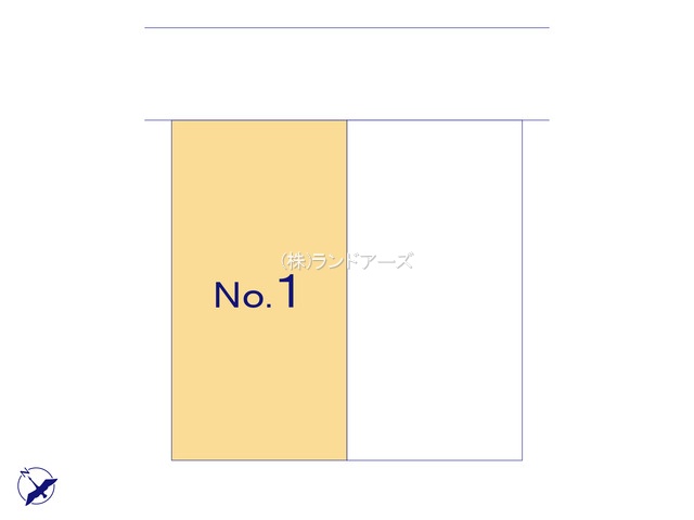 昭和区川原通8丁目_No.1_全体区画図画像_0821989 - 株式会社ランドアーズ|名古屋の中古マンション・一戸建て・賃貸管理・不動産売却 昭和区川原通の区画図