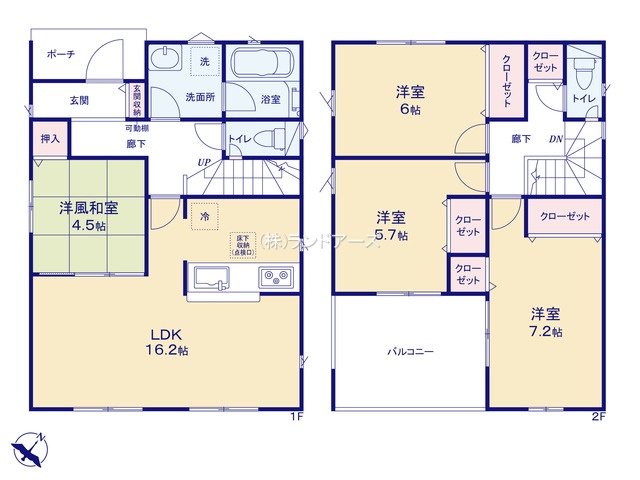 大治町八ツ屋Ⅲ2 一戸建て(建売) - 大治小学校区 - 大治中学校区 - 2,390万円 (仲介手数料無料)
