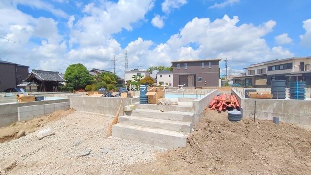 建売住宅の外観写真（あま市七宝町鯰橋-第1_2号棟・アーネストワン/クレイドルガーデン）