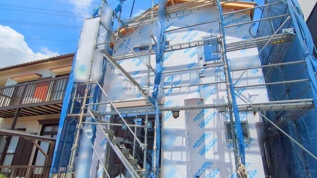 建売住宅の外観写真（刈谷市泉田町絵下城_2号棟・アイダ設計/いろどりアイタウン）