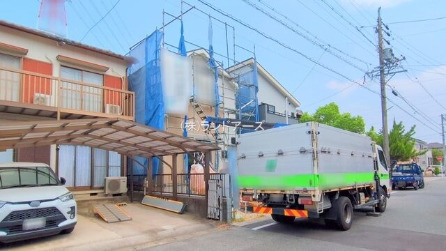 建売住宅の外観写真（刈谷市泉田町絵下城_2号棟・アイダ設計/いろどりアイタウン）