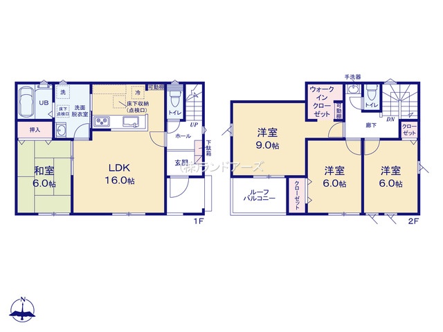 常滑多屋五丁目24-1期（建売・4LDK・3,090万円）の間取り図