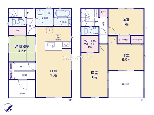 瀬戸市瘤木町Ⅳ（建売・4LDK・2,690万円）の間取り図