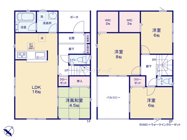 瀬戸市瘤木町Ⅴ4（建売・4LDK・ 2,690万円）の間取り図