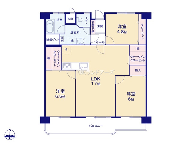 第2森孝（・ 3LDK・1,499万円）の間取り図