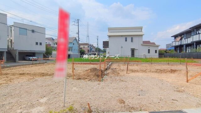 建売住宅の外観写真(名古屋市名東区梅森坂1丁目_2号棟・東栄住宅/ブルーミングガーデン)