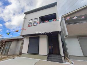 北名古屋市熊之庄新宮_3号棟_20260108_1_0840317 - 株式会社ランドアーズ|名古屋の一戸建て(建売・中古戸建)・中古マンション・賃貸管理・不動産売却 建売住宅の外観写真(北名古屋市熊之庄新宮_3号棟・東栄住宅/ブルーミングガーデン)