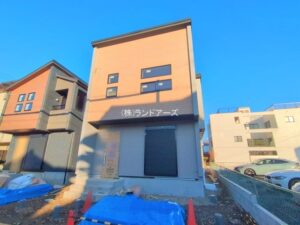 名古屋市西区大野木4丁目_2号棟_20251222_4_0866584 - 株式会社ランドアーズ|名古屋の一戸建て(建売・中古戸建)・中古マンション・賃貸管理・不動産売却 建売住宅の外観写真(名古屋市西区大野木4丁目_2号棟・東栄住宅/ブルーミングガーデン)