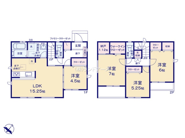 碧南市日進町4丁目（戸建）02（建売・4LDK・2,480万円）の間取り図