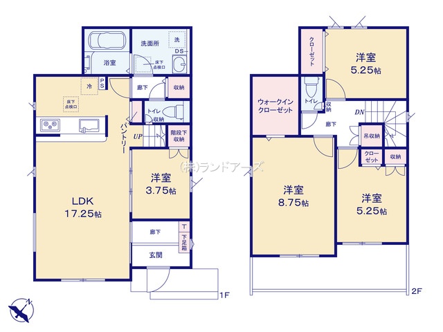 名古屋市天白区平針南Ⅱ1（建売・4LDK・ 4,934万円）の間取り図