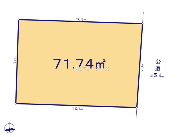 名古屋市南区鳥栖1丁目（土地）04（・・2,999万円）の間取り図