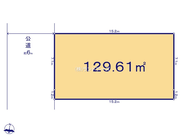 名古屋市千種区香流橋2丁目（土地）01（・・2,999万円）の間取り図