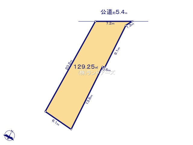 名古屋市西区上堀越町2丁目（土地）01（・・2,199万円）の間取り図