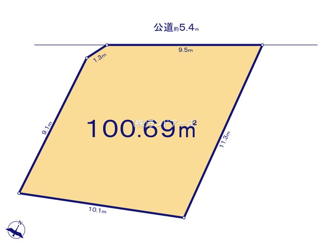 名古屋市西区上堀越町2丁目（土地）02（・・2,099万円）の間取り図