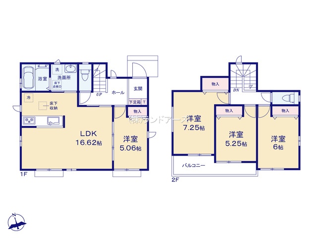 瀬戸市東吉田町(戸建)F(建売・4LDK・2,890万円)の間取り図