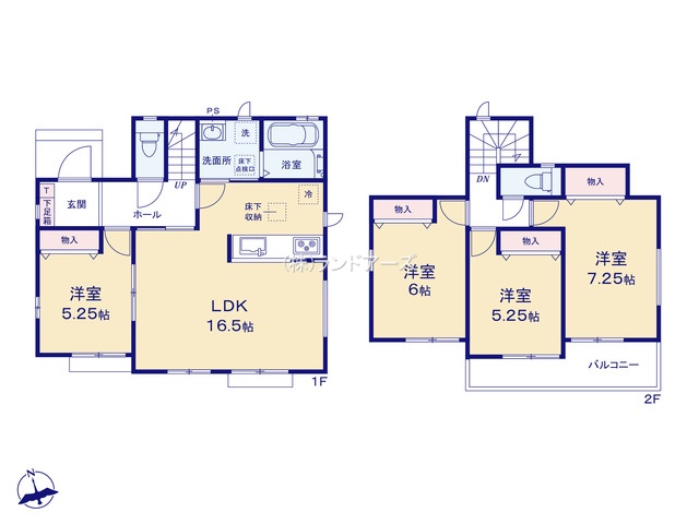 瀬戸市東吉田町(戸建)G(建売・4LDK・2,890万円)の間取り図