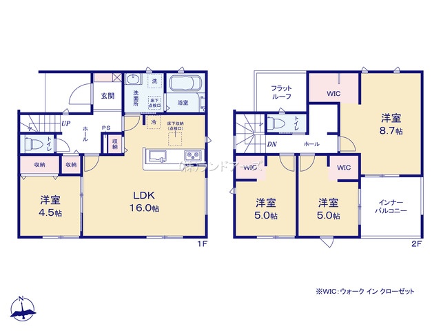 名古屋市中川区赤星3丁目（戸建）01（建売・4LDK・3,680万円）の間取り図
