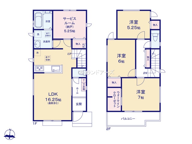 名古屋市南区堤起町B（建売・3SLDK （S）・ 3,590万円）の間取り図