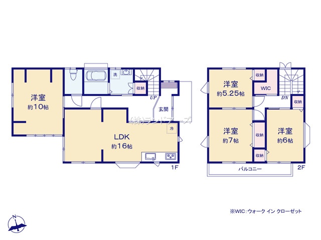 知立市八橋町山田谷(中古戸建・4LDK・2,699万円)の間取り図