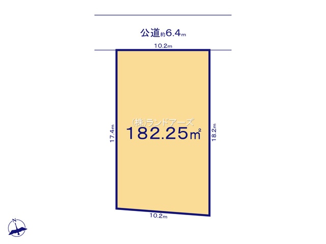 名古屋市天白区西入町（土地）B（・・2,980万円）の間取り図