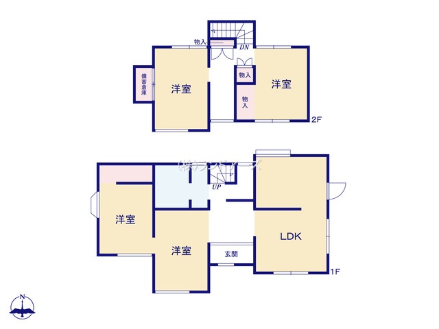 犬山市長者町4丁目（中古戸建・・849万円）の間取り図