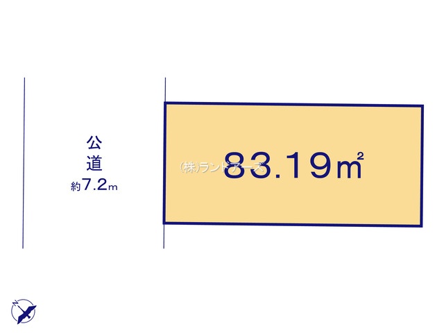 名古屋市中川区松葉町4丁目（土地）03（・・2,490万円）の間取り図