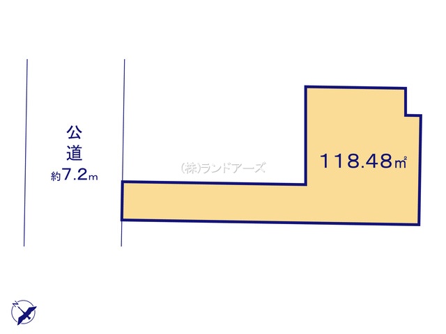 名古屋市中川区松葉町4丁目（土地）06（・・2,590万円）の間取り図