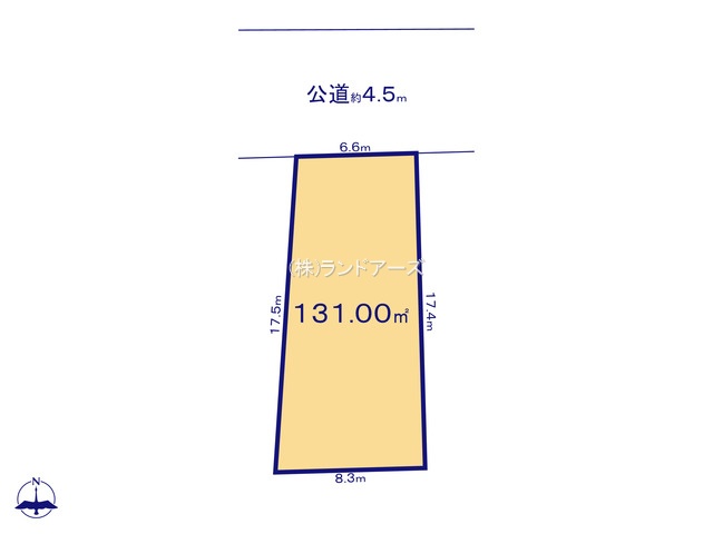 名古屋市中川区上脇町1丁目（土地）01（・・2,900万円）の間取り図