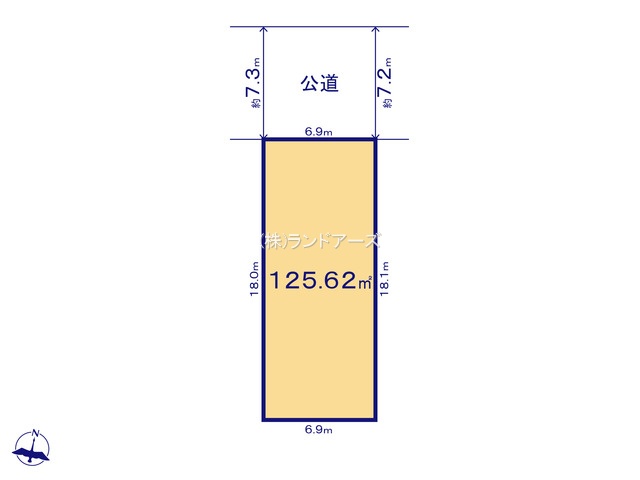 名古屋市熱田区野立町1丁目（土地）01（・・3,350万円）の間取り図