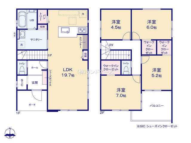 名古屋市港区南十一番町4丁目(戸建)01(建売・4LDK・4,999万円)の間取り図
