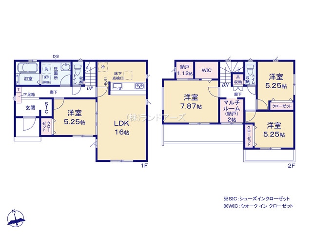 知立市来迎寺町足軽(戸建)01(建売・4LDK・3,680万円)の間取り図
