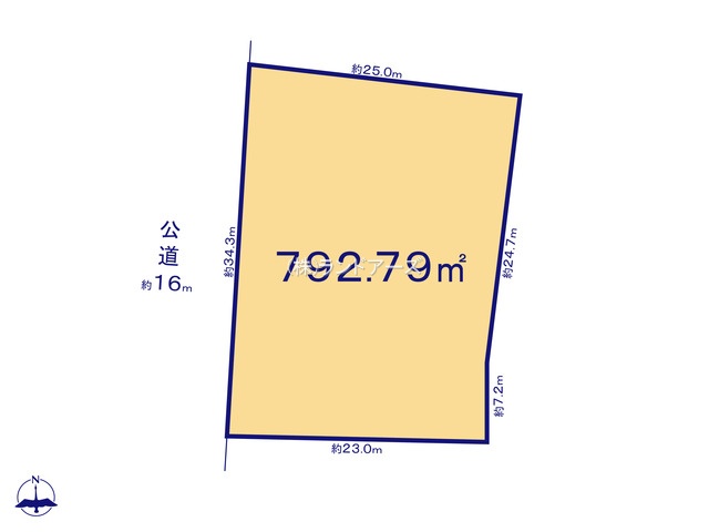 半田市花園町2丁目（土地）（・・8,498万円）の間取り図