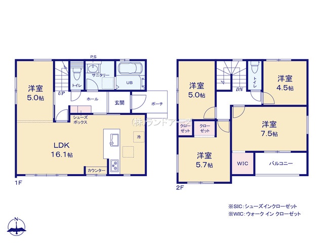 名古屋市緑区鳴子町3丁目（戸建）02の間取り図