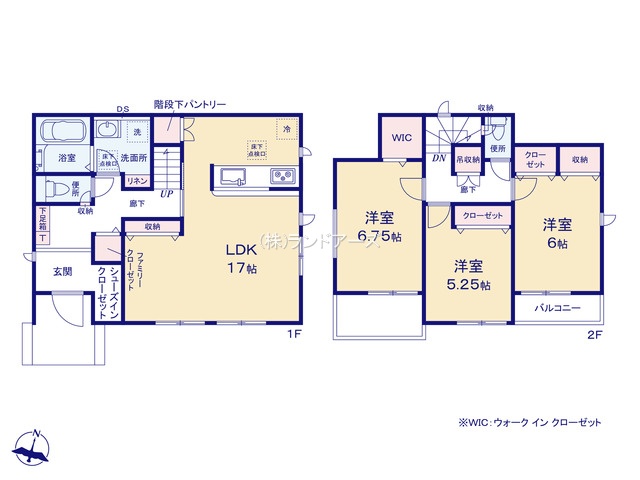 名古屋市守山区大字上志段味字東谷（戸建）13（建売・3LDK・2,994万円）の間取り図