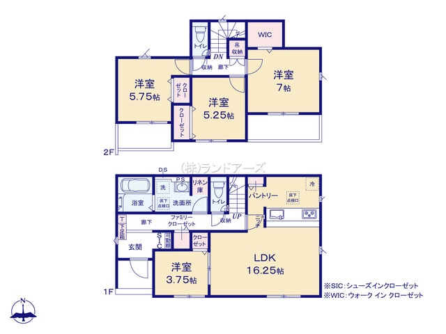 名古屋市中川区一色新町Ⅲ3(建売・4LDK・3,080万円)の間取り図