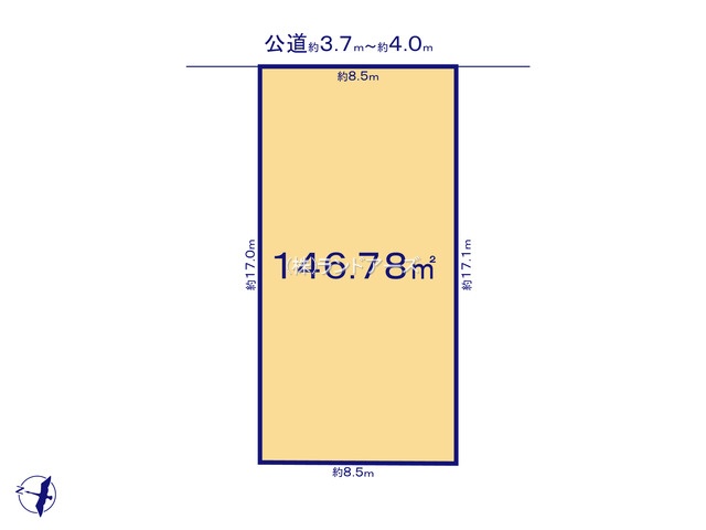 豊田市小川町2丁目（土地）04の間取り図