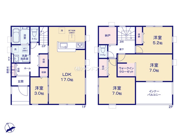 岩倉市曽野町居屋敷(戸建)04の間取り図