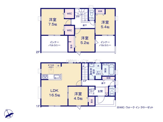 岩倉市曽野町居屋敷(戸建)05の間取り図